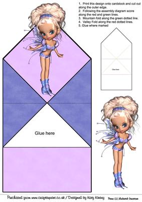 Sugar Plum Fairy Pop Up Spring Card