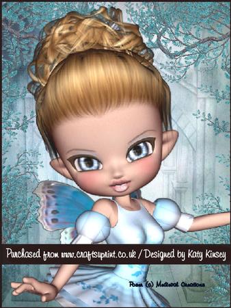 Fairy Ballerina A5 Pyramage Card Kit