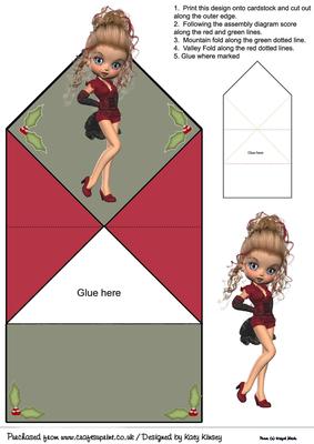 Christmas Wishes Pop Up Spring Card
