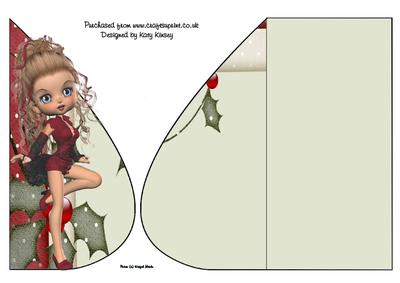 Christmas Wishes Tear Drop Card