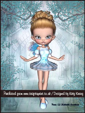 Fairy Ballerina A4 Tunnel Card Kit