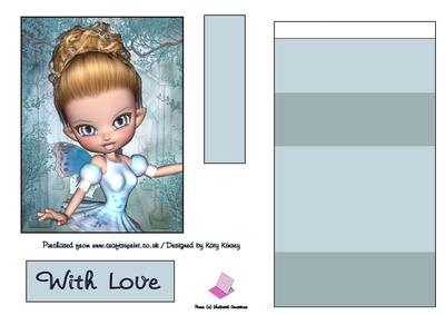 Fairy Ballerina Easel Card