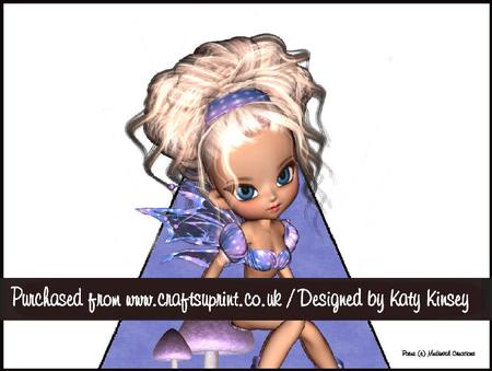 Sugar Plum Fairy 3D Stand Up Pyramid Card Kit
