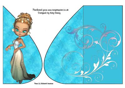 Luminata Elf Tear Drop Card
