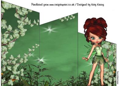 Caitlynn Fairy Cascade Card