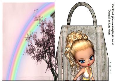 Aphrodite Goddess Handbag Card