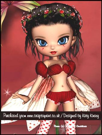 Rosebud Fairy A4 Tunnel Card Kit