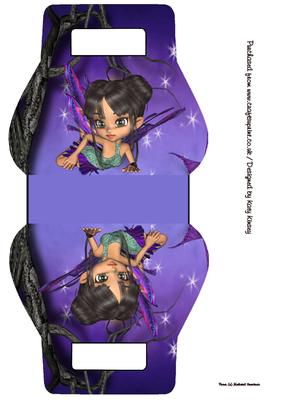 Lotus Fairy 3D Handbag Card