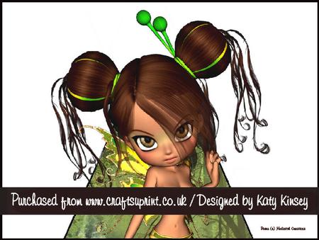 Buttercup Fairy 3D Stand Up Pyramid Card Kit