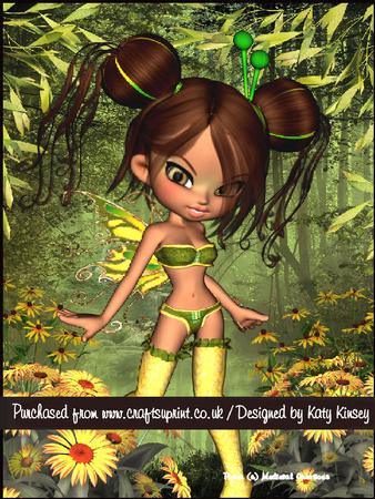 Buttercup Fairy A5 Pyramage Card Kit