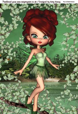 Caitlynn Fairy A4 Card Front
