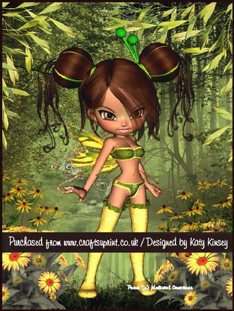 Buttercup Fairy A4 Pyramage Card Kit