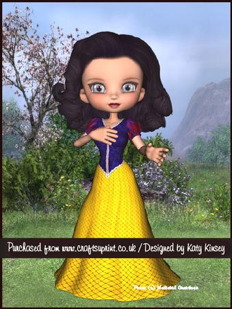 Snow White A4 Tunnel Card Kit