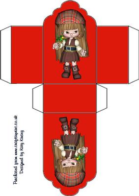 Little Pirate Girl Tag Gift Box