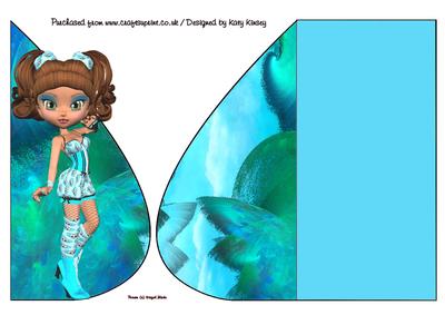 Candace Tear Drop Card