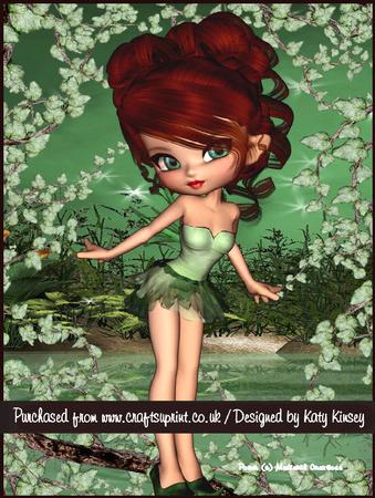Caitlynn Fairy A4 Pyramage Card Kit