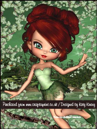 Caitlynn Fairy A5 Pyramage Card Kit