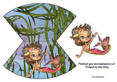 Shelley Mermaid Wobble Card