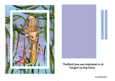 Shelley Mermaid Flip Card Sheet
