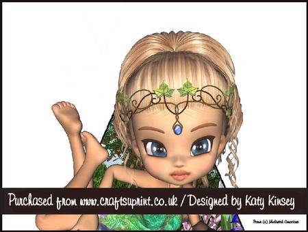 Chloris Goddess 3D Stand Up Pyramid Card Kit