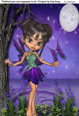 Lotus Fairy A4 Card Front