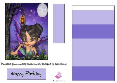 Lotus Fairy Easel Card