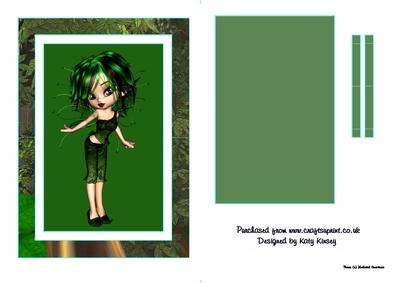 Verda Fairy Flip Card Sheet