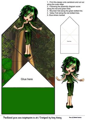Verda Fairy Pop Up Spring Card