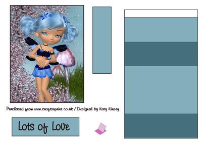 Brigit Fairy Easel Card