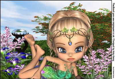 Chloris Goddess A4 Card Front