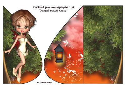 Faye Fairy Tear Drop Card
