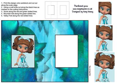 Candace Foldback Card with Simple Pyramage