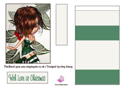 Merry the Christmas Elf Easel Card
