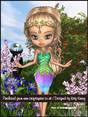 Chloris Goddess A4 Tunnel Card Kit
