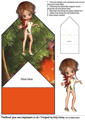 Faye Fairy Pop Up Spring Card