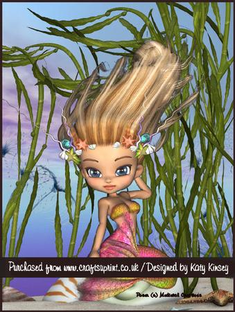 Shelley Mermaid A4 Tunnel Card Kit
