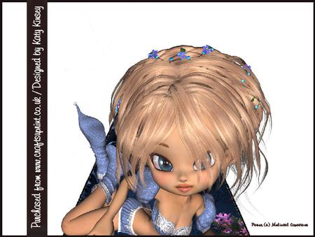 Penelope Pixie 3D Stand Up Pyramid Card Kit