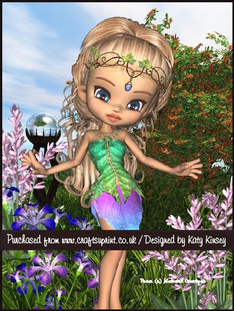 Chloris Goddess A4 Pyramage Card Kit