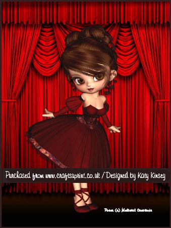Trudy Ballerina A4 Tunnel Card Kit