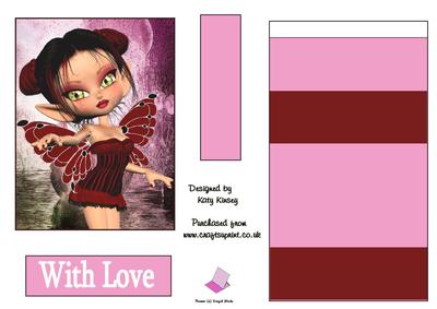 Freya Fairy Easel Card