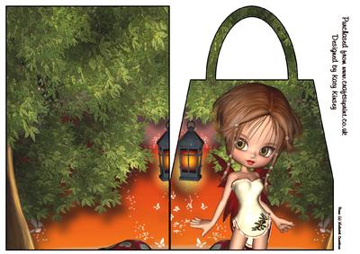Faye Fairy Handbag Card