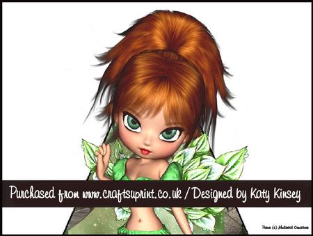 Gertie Fairy 3D Stand Up Pyramid Card Kit