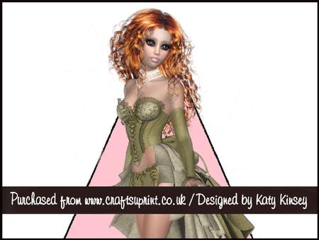 Gorgeous in Green 3D Stand Up Pyramid Card Kit