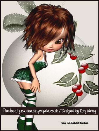Merry the Christmas Elf A4 Tunnel Card Kit