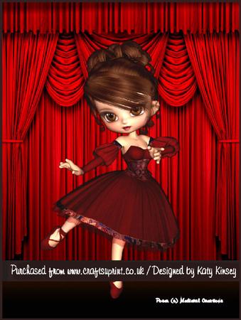 Trudy Ballerina A4 Pyramage Card Kit