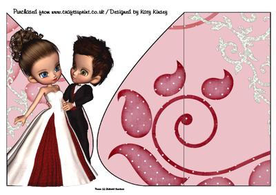 Your Wedding Day Teardrop Card