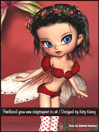 Rosebud Fairy A4 Pyramage Card Kit