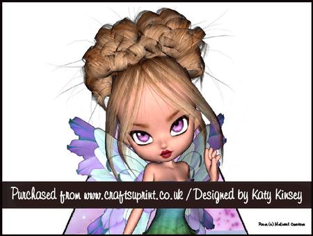 Lola Fairy 3D Stand Up Pyramid Card Kit
