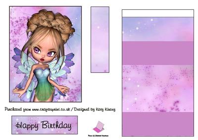 Lola Fairy Easel Card