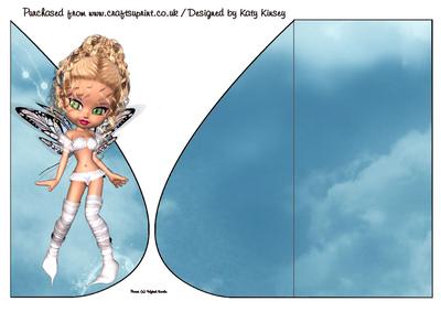 Caoimhe Fairy Teardrop Card